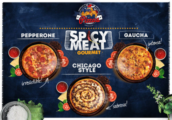 Bull Pizza’s lanza su gama “Spicy meat”.