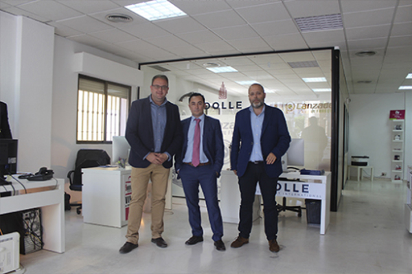 El grupo Dolle recibe una visita muy especial