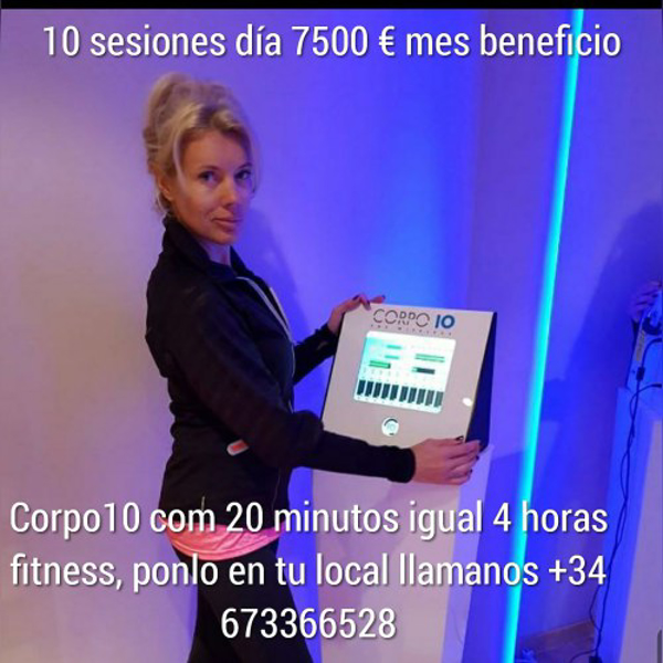 Crea tu negocio que mas demanda va a tener, electrofitness 20 minutos igual 3 horas de fitness personalizado