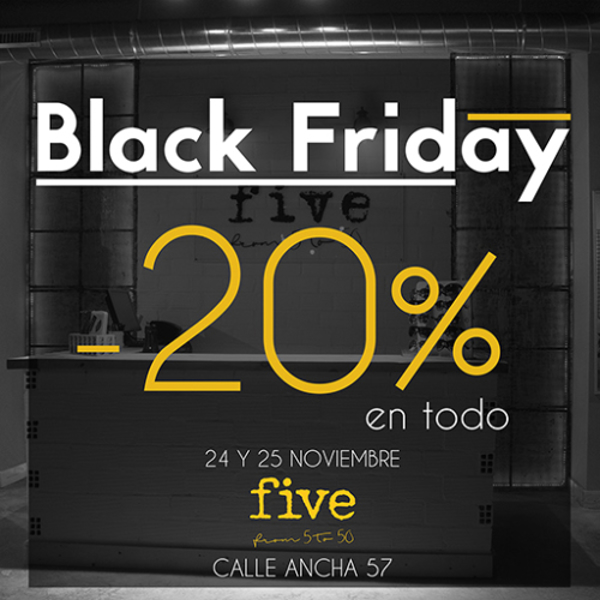 Black Friday en Five from 5 to 50