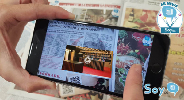 ACCEDE A LAS ÚLTIMAS NOTICIAS EN REALIDAD AUMENTADA. Conoce nuestra app única en el sector. AR News Soyde.