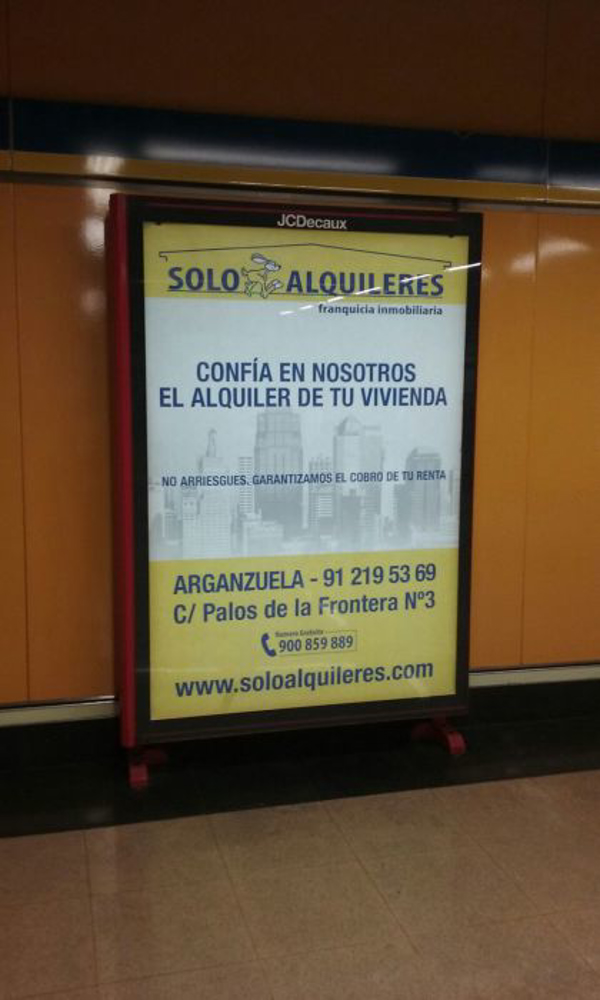 SOLO ALQUILERES EN METROMADRID