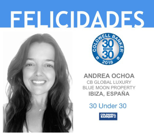 Andrea Ochoa, ganadora de "30 Under 30", concurso organizado por Coldwell Banker