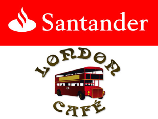 Financiación para abrir un London Café. Acuerdo con el Banco Santander