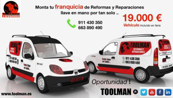 ¿Qué debes saber antes de comprar una franquicia? Sin duda Toolman la mejor del sector de reformas