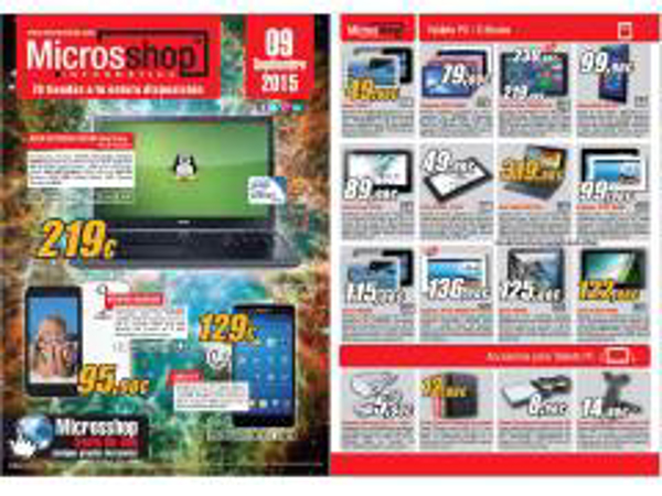 Sale a la Luz el nuevo Catalogo de la red de tiendas Franquiciadas Microsshop Informatica
