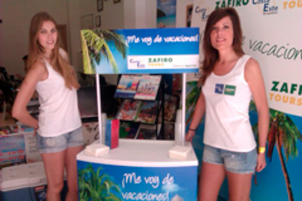 Las franquicias Zafiro Tours inician su campaña publicitaria de marketing street