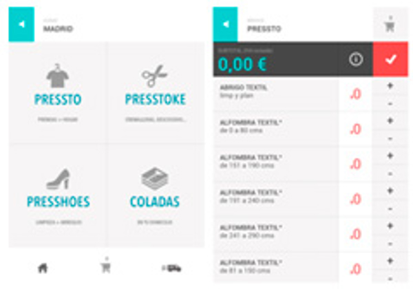 La franquicia Pressto mejora su servicio a domicilio online
