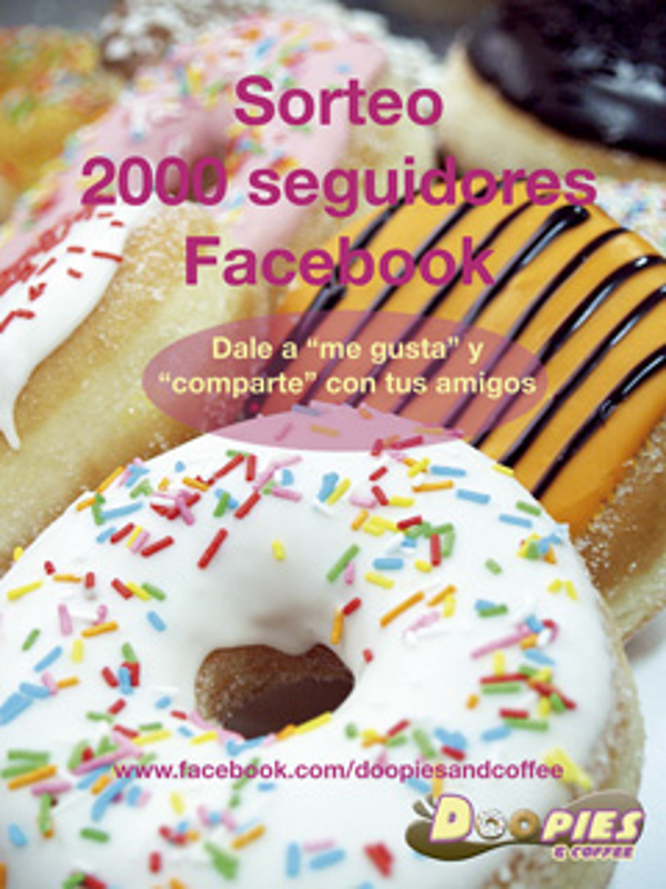 Sigue en facebook a la franquicia Doopies&Coffe y gana deliciosos doopies