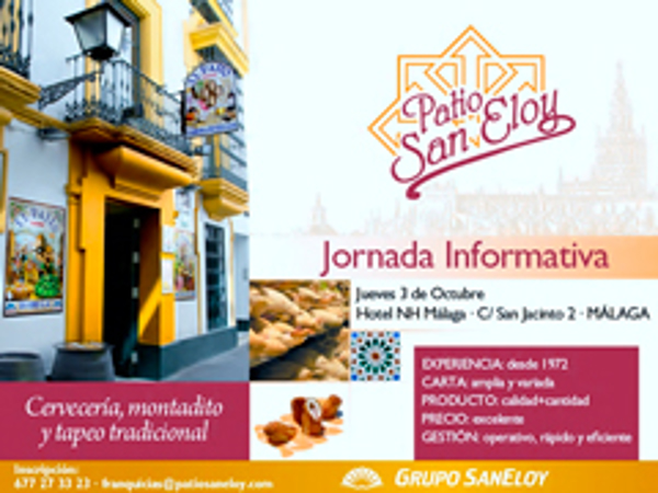 Patio San Eloy inaugura su ciclo de jornadas informativas sobre su franquicia en Málaga