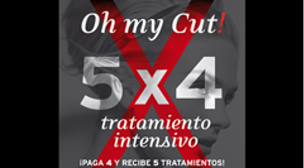 Las franquicias Oh my Cut! lanzan un nuevo bono de tratamientos intensivos 5x4