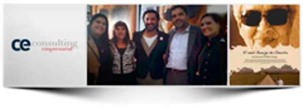 La franquicia CE Consulting Empresarial en el preestreno de "El amor amargo de Chavela"