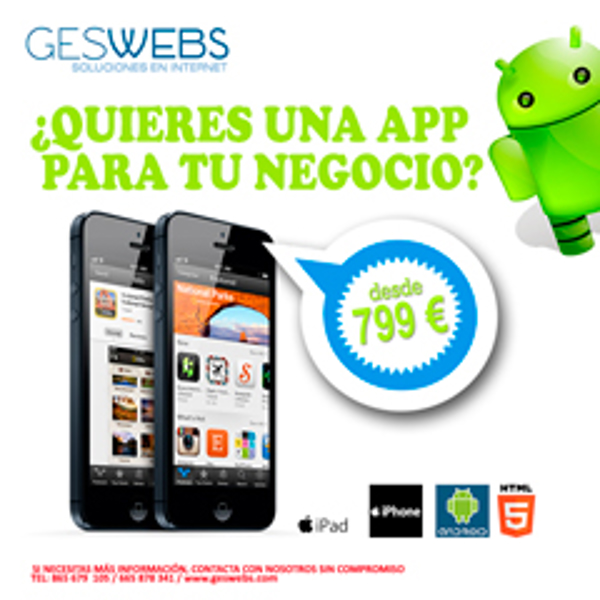 La franquicia Geswebs presenta las Apps para Empresas