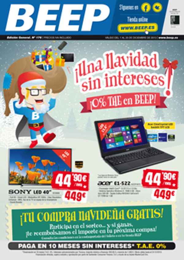 Las franquicias BEEP ponen en marcha sus promociones para la campaña de Navidad