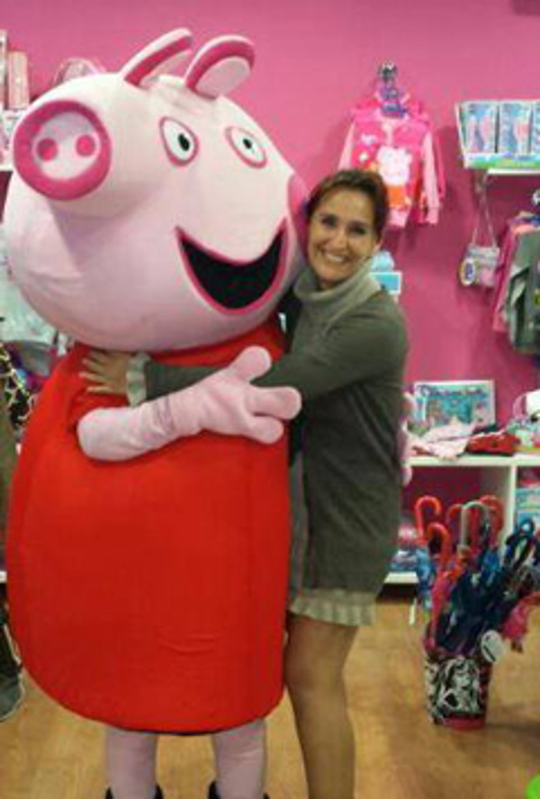 Peppa Pig visita la franquicia MinniStore de Molina de Segura