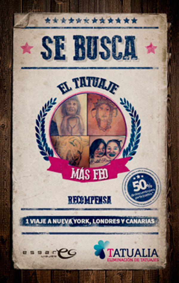 Las franquicias Tatualia buscan el tatto más feo de España
