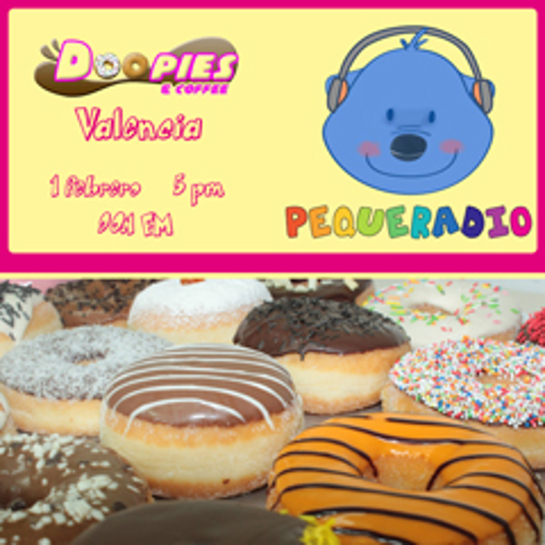 Pequeradio visita la franquicia Doopies&Coffee Valencia