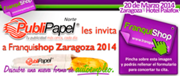 La franquicia PubliPapel asistirá a Franquishop Zaragoza