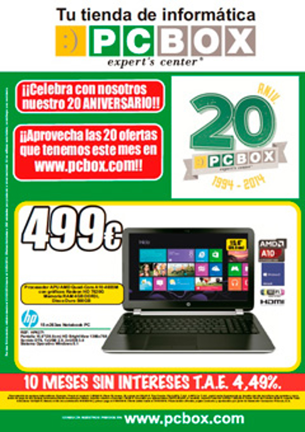 La franquicia PCBOX cumple 20 años en el sector informático