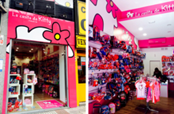 Nueva franquicia de La Casita de Kitty en pleno centro de Madrid
