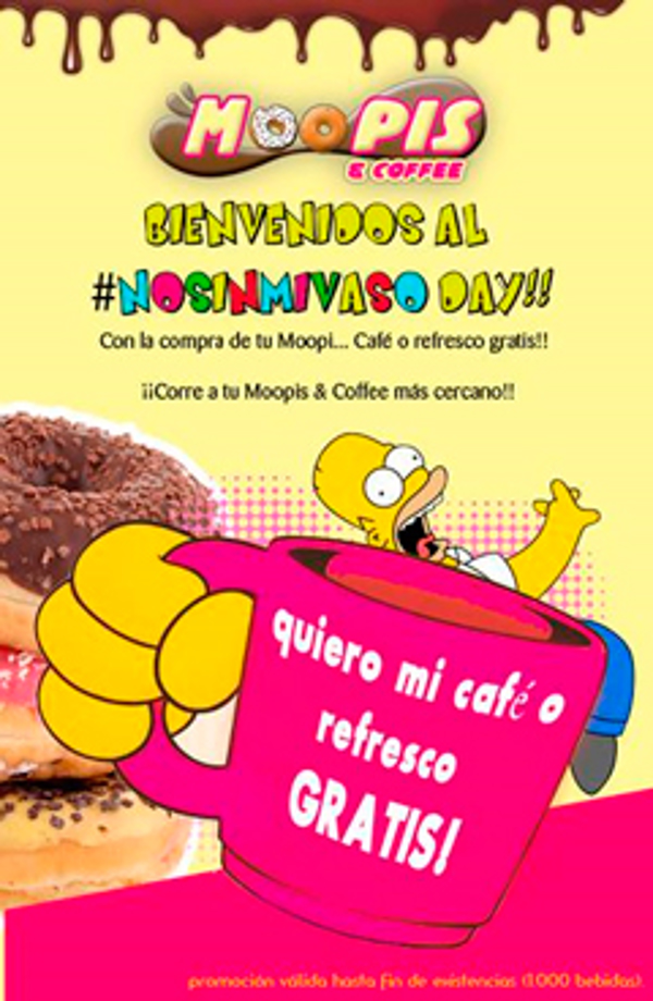 Las franquicias Moopis & Coffee premia a sus clientes con bebida y café gratis
