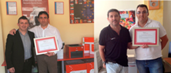 El director de la central de la franquicia Berolina visita a sus partners de Murcia y de Almería