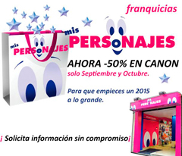 Mis Personajes ofrece un descuento del 50% en el canon de entrada