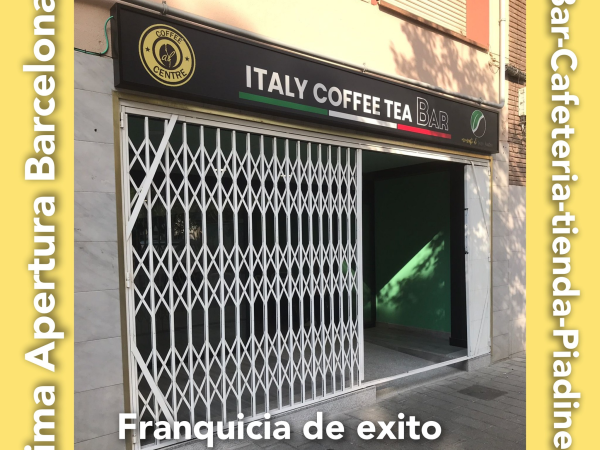 Apertura en Barcelona PIadina Leggera y Italy Coffee Tea Bar