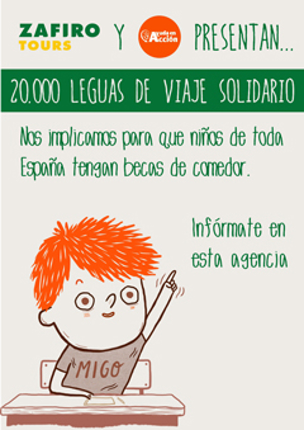 Las franquicias Zafiro Tours y Ayuda en Acción, unidos para apoyar a la infancia en España