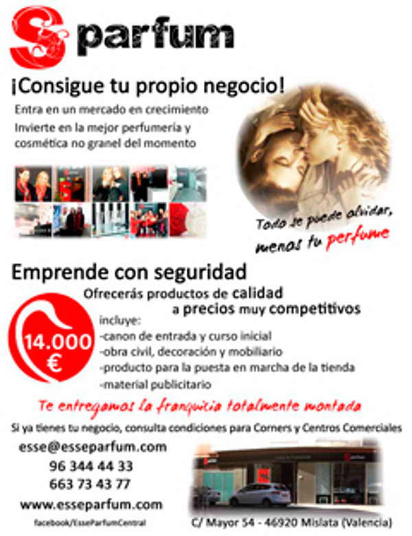 Esse Parfum, la oportunidad de franquicia más económica