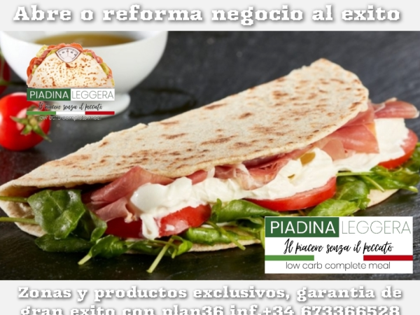 Abre tu negocio de exito garantizado Piadina Leggera