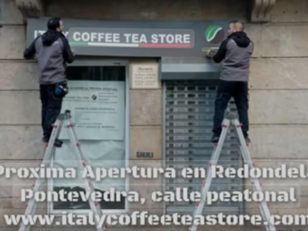 Apertura en Galicia con venta-degustación tienda y distribución  Italy Coffee Tea Store.