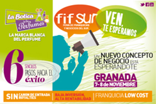 La Botica de los Perfumes estará presente en la feria de franquicias Fifsur Granada