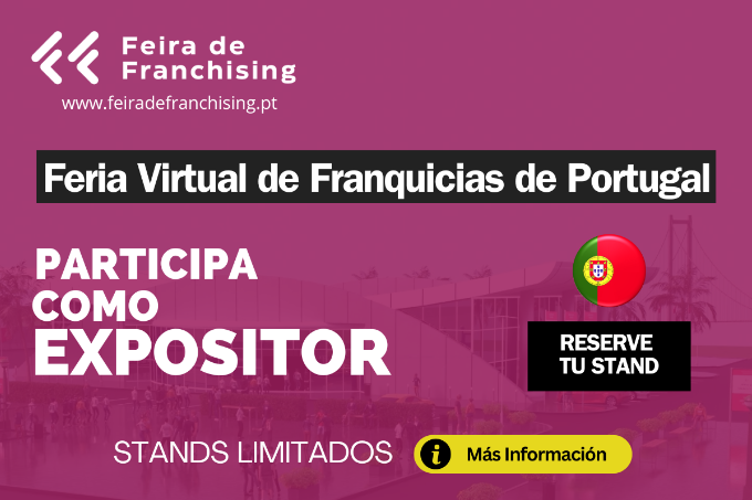 Tras el éxito cosechado en 2025, llega la 2ª Feria Virtual de Franquicias de Portugal.