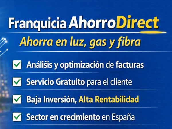 Franquicia AhorroDirect: negocio rentable 