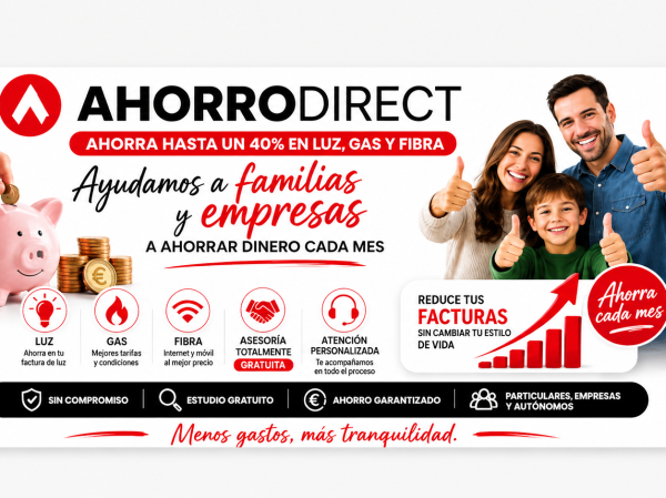 📰 AhorroDirect: ayudando a familias y empresas a ahorrar dinero cada mes luz y gas fibra!!