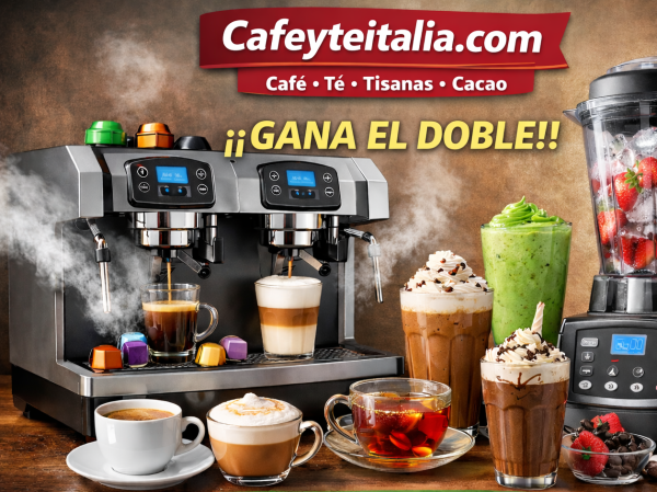 Hosteleria franquicia en tu local gratis cafeyteitalia.com .Metodo carta de bebidas cafe, te, cacao, 15 bebidas saludables en 20 segundos, marketing incluido, gana el doble!!