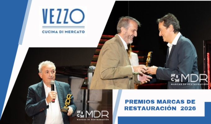 FoodBox y franquicia Vezzo reciben dos Premios Marcas de Restauración  2026 por su estrategia de expansión e innovación