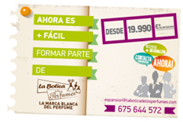 La Botica de los Perfumes vuelve a bajar la inversión de su franquicia hasta los 19.990 euros