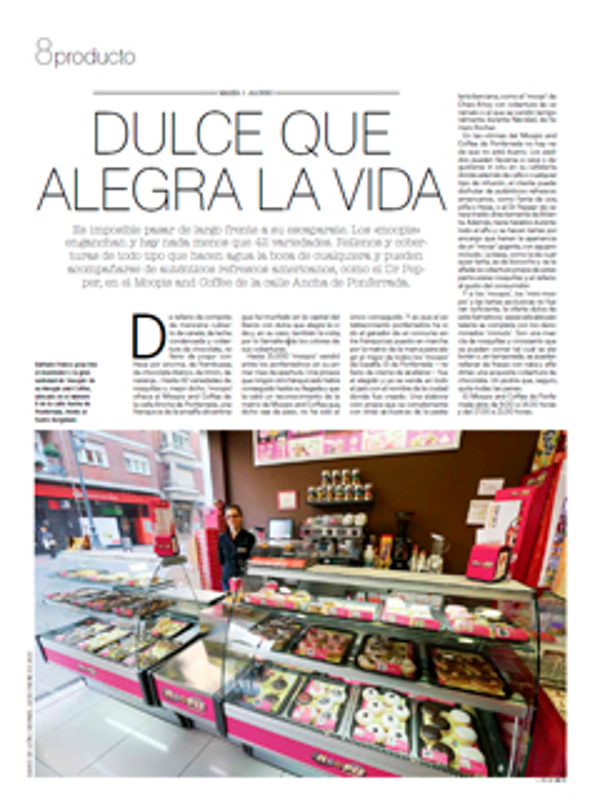 La franquicia Moopis & Coffee de León recibe un reconocimiento del diario de su provincia