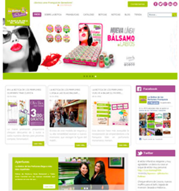 ¡En La Botica estrenamos página Web de nuestras franquicias!