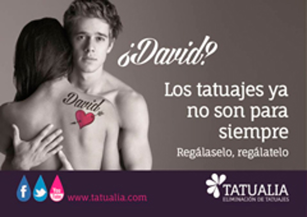 Elimina a tu expareja de tu piel el día de los Enamorados con las franquicias Tatualia