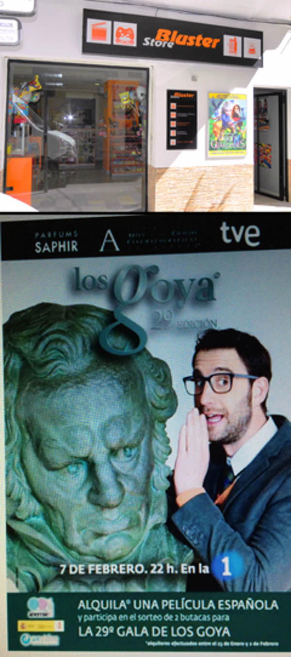 Entradas gratis para la Gala de los Goya en la franquicia Bluster Store Lorca