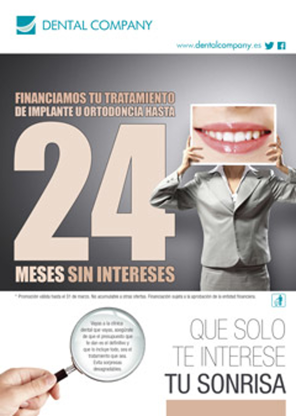 Las franquicias Dental Company apuestan por la financiación sin intereses 