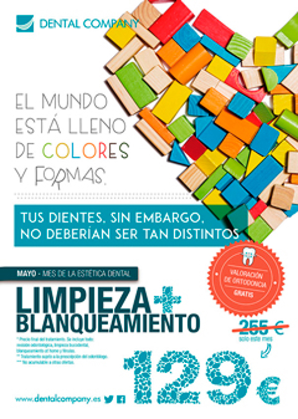 La red de franquicias Dental Company celebra en mayo el mes de la estética dental  