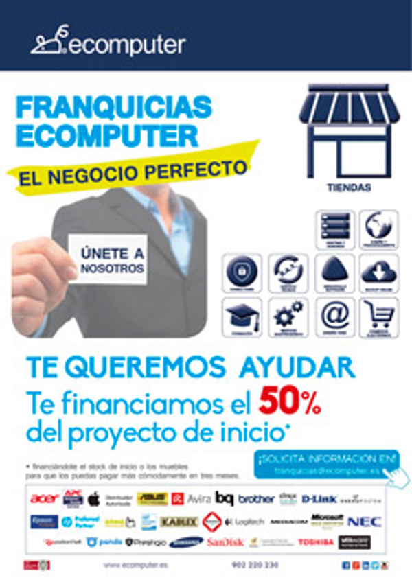 La red de franquicias Ecomputer te quiere ayudar