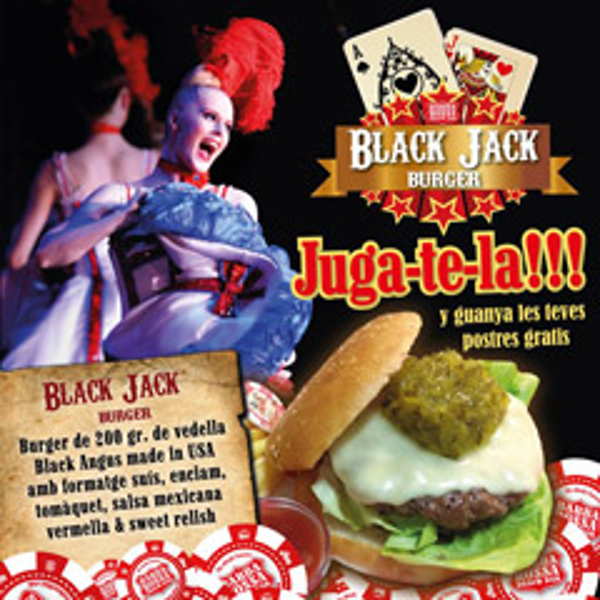 La franquicia Barba Rossa presenta la nueva Black Jack Burger