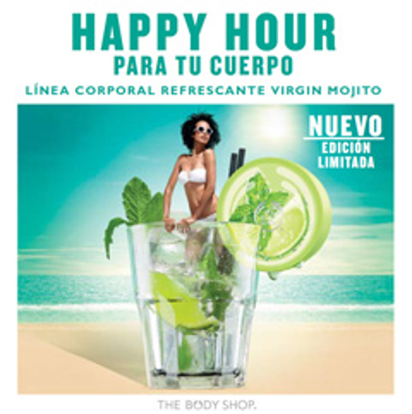 Happy Hour para tu cuerpo con la línea corporal refrescante Virgin Mojito de la franquicia The Body Shop