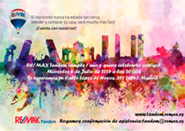 La franquicia Re/Max Tandem celebra su primer aniversario