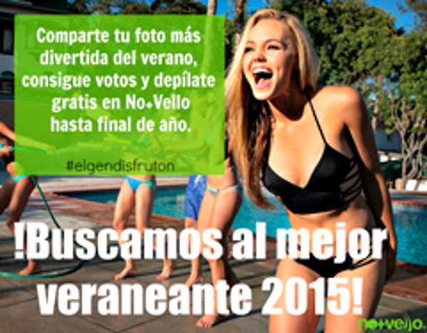 La red de franquicias No + Vello busca al "Mejor Veraneante del 2015" en redes sociales